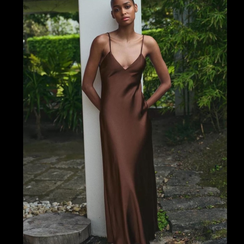 NWT Zara Satin Dress